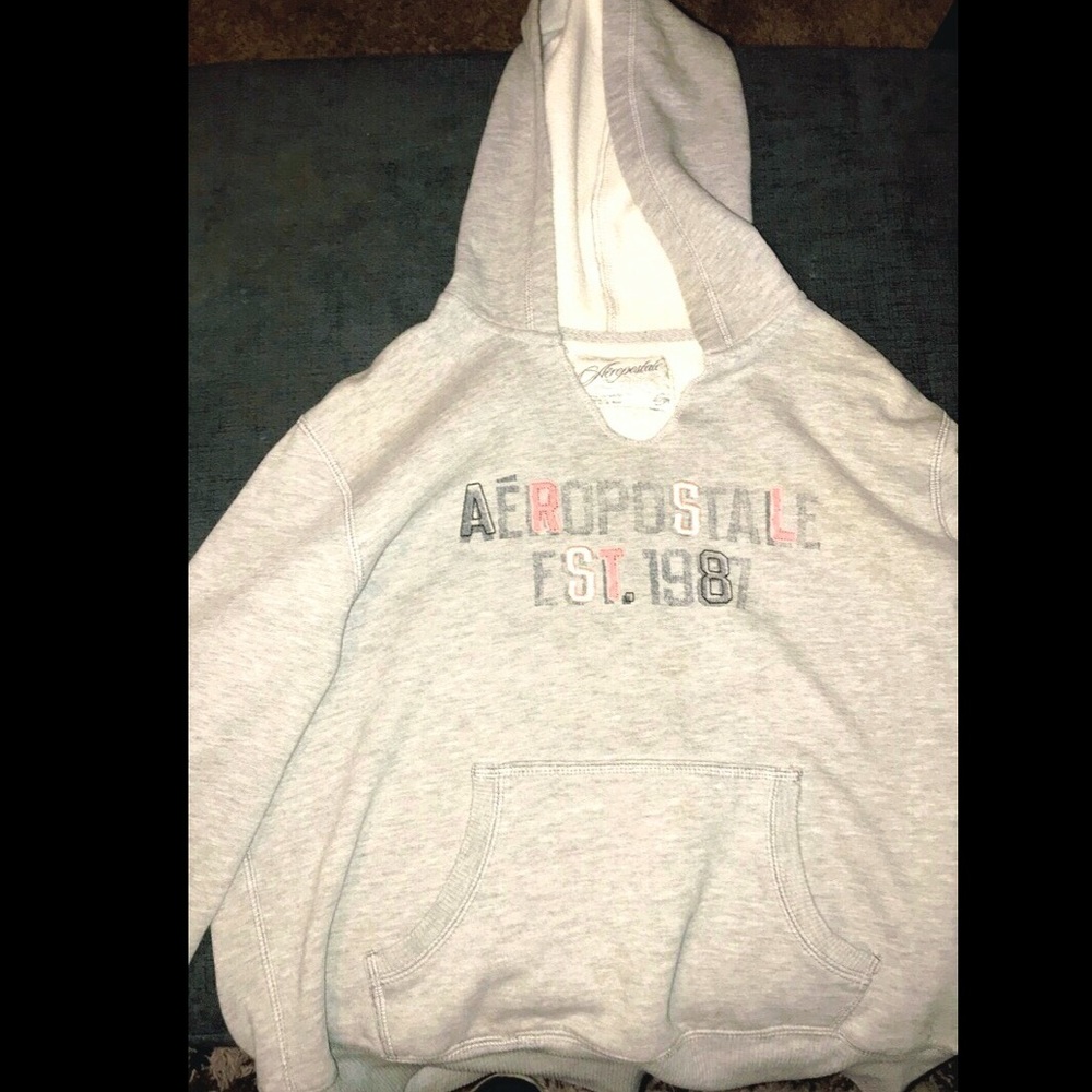 Large gray hoodie